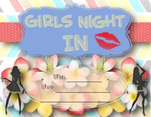 Girls Night INvitations